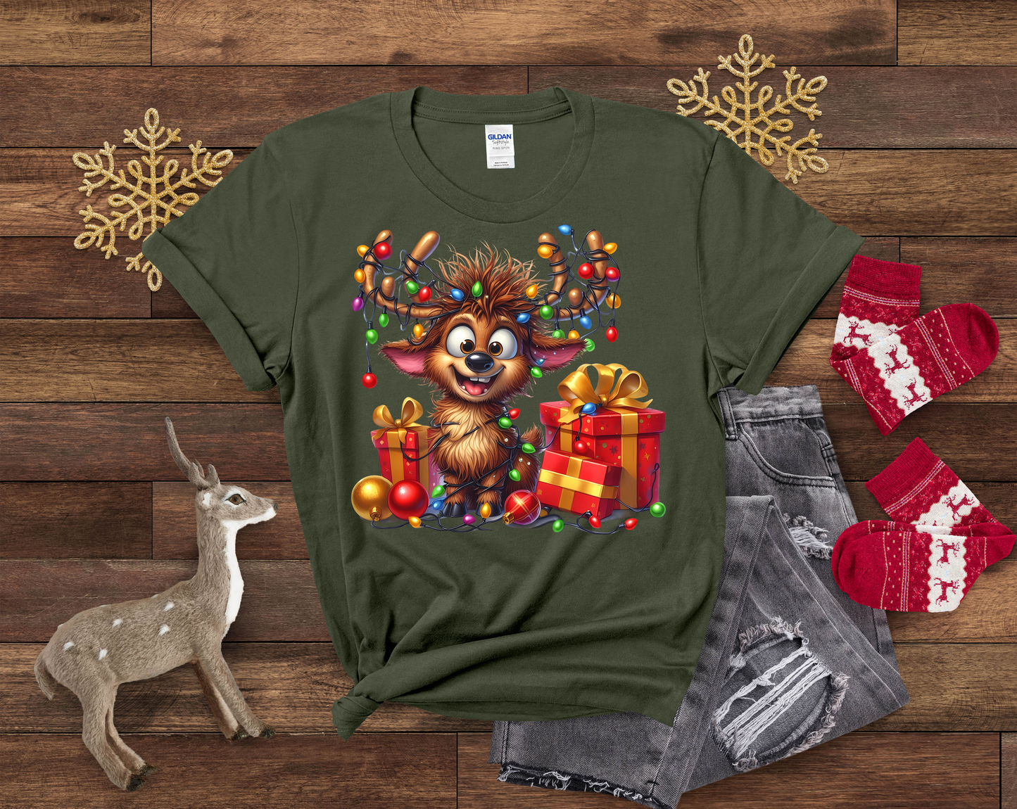 Goofball Reindeer T-Shirt